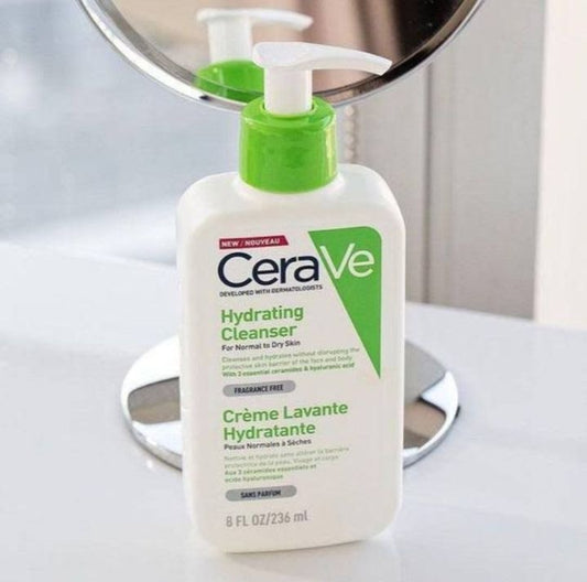 CeraVe Hydrating Cleanser With Hyaluronic Acid & Ceramides – Moisturizing Face Wash For Normal To Dry Skin