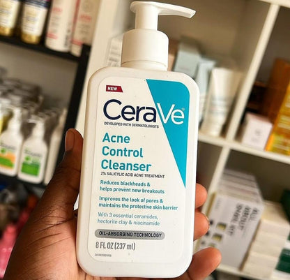 CeraVe Acne Control Cleanser That Reduce Black Head - 237Ml