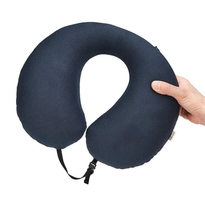 HOMEWINS 100% Pure Memory Foam Travel Pillow – Soft Neck & Head Support Cushion for Airplane, Car, Home & Office (Random Color)