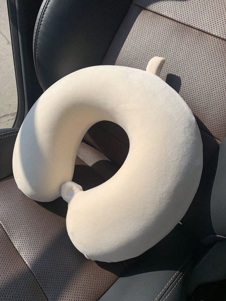 HOMEWINS 100% Pure Memory Foam Travel Pillow – Soft Neck & Head Support Cushion for Airplane, Car, Home & Office (Random Color)