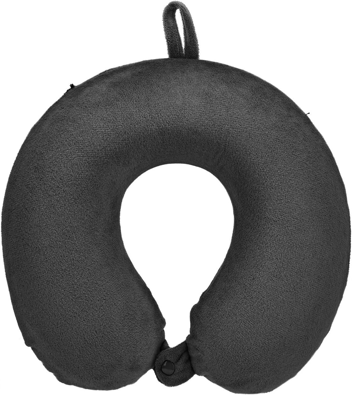 HOMEWINS 100% Pure Memory Foam Travel Pillow – Soft Neck & Head Support Cushion for Airplane, Car, Home & Office (Random Color)