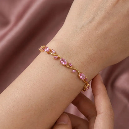 Tulip Bracelet With Swan Necklace Stainless Steel Durable Comfortable Stylish Affordable Practical Choice Reliable Performance